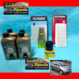KIT TAGLIANDO 4L 5W40 + 3 FILTRI adatto a TOYOTA YARIS P1 2001-2005 1.4 DIESEL