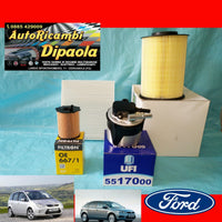 KIT TAGLIANDO FORD C-MAX FOCUS II 1.6 TDCI (04-10) 4 FILTRI (GASOLIO UFI)