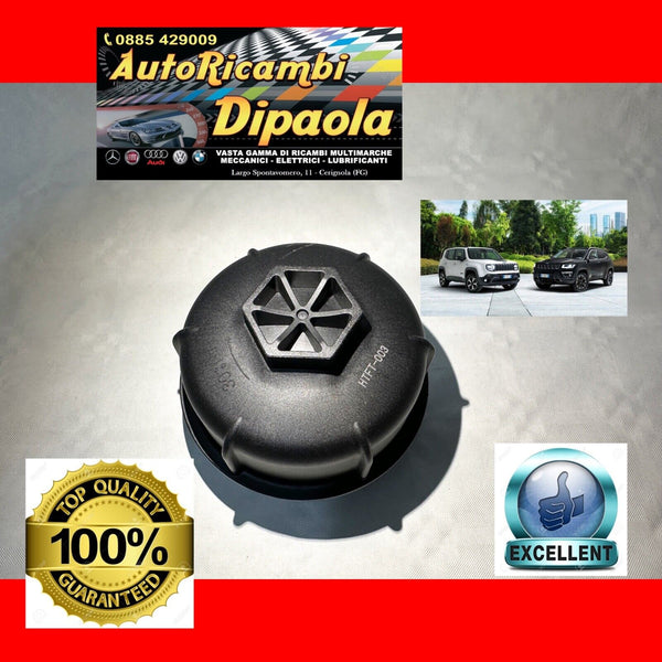 TAPPO COPERCHIO CALOTTA FILTRO OLIO JEEP COMPASS RENEGADE 1.6 2.0 MULTIJET