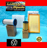KIT TAGLIANDO KIT 4 FILTRI ORIGINALI AUDI A3 Q2 Q3 1.6 2.0 TDI