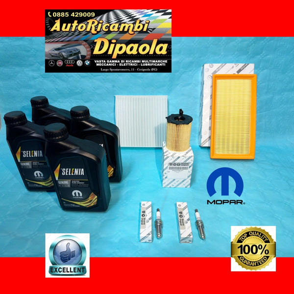 KIT TAGLIANDO ORIGINALE CANDELE FIAT 500 PANDA 0.9 TWINAIR NATURAL POWER DIGITEK