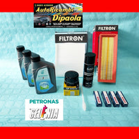KIT TAGLIANDO + 4 CANDELE + ADDITIVO FIAT 500 PANDA 169 312 1.2 1.4 GPL METANO