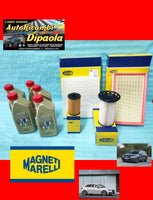 KIT TAGLIANDO AUDI A3 VW GOLF 7 VII 1.6 2.0 TDI GTD CASTROL 5W30 FILTRI MARELLI