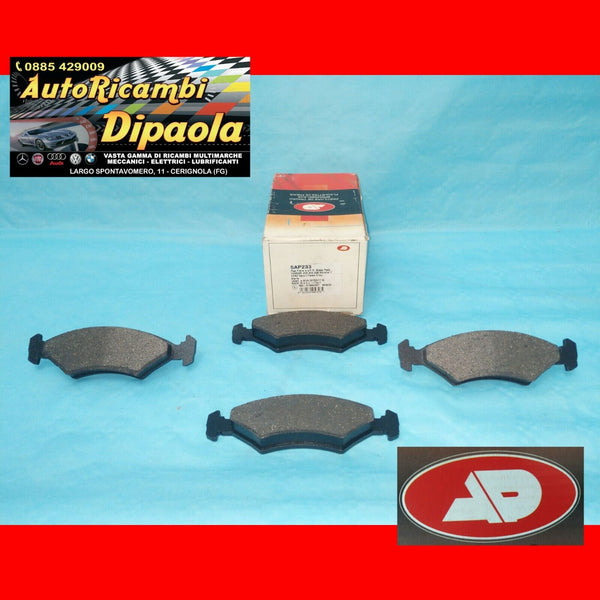 PATTINI PASTIGLIE FRENI ANTERIORI AP FERRARI 208 308 FORD ESCORT ORION 05P233