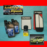 KIT TAGLIANDO CHEVROLET SPARK M300 1.0 1.2 BENZINA o GPL 4L OLIO + FILTRI