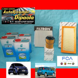 KIT TAGLIANDO ORIGINALE FIAT 500 PANDA 0.9 TWINAIR NATURAL POWER 4L SELENIA GAS