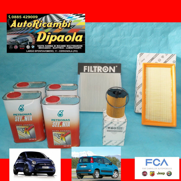 Kit Filtri Tagliando Fiat Panda 312 0.9 900 Twinair Natural Power - Foto 9