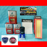 KIT TAGLIANDO FIAT 500 PANDA 169 312 1.2 BENZINA 44 51 KW 60 69 CV SELENIA+FILTR