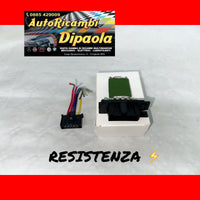 RESISTENZA VENTOLA ABITACOLO CLIMA + CONNETTORE ALFA MITO FIAT GRANDE PUNTO EVO