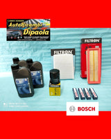 KIT TAGLIANDO + 4 CANDELE FIAT IDEA LANCIA MUSA Y BENZINA / NATURAL POWER GPL