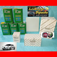 KIT TAGLIANDO ORIGINALE ALFA ROMEO GIULIETTA 2.0 JTDM SELENIA+4 FILTRI ORIGINALI