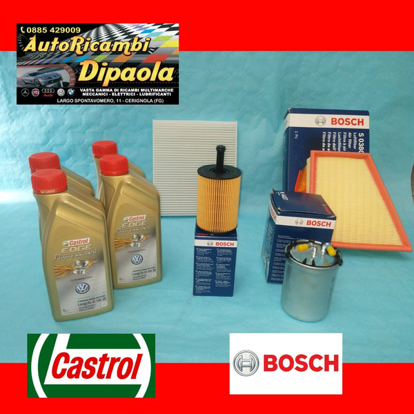 KIT TAGLIANDO VOLKSWAGEN POLO 9N SEAT IBIZA III SKODA FABIA 1.4 TDI 01-09 BOSCH