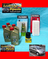 KIT TAGLIANDO 4L CASTROL 5W30 4 FILTRI adatto a TOYOTA YARIS P1 01-05 1.4 DIESEL