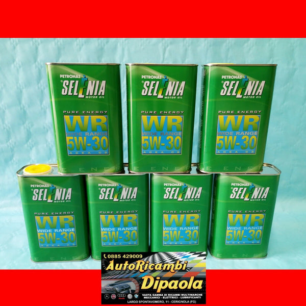 7 LITRI OLIO MOTORE SELENIA WR PURE ENERGY 5W30 ORIGINALE FIAT ALFA LA –  AUTORICAMBI DIPAOLA