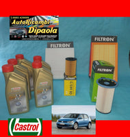 KIT TAGLIANDO AUDI A3 (8V) Q2 Q3 1.6 2.0 TDI 5L CASTROL EDGE 5W30 + 4 FILTRI