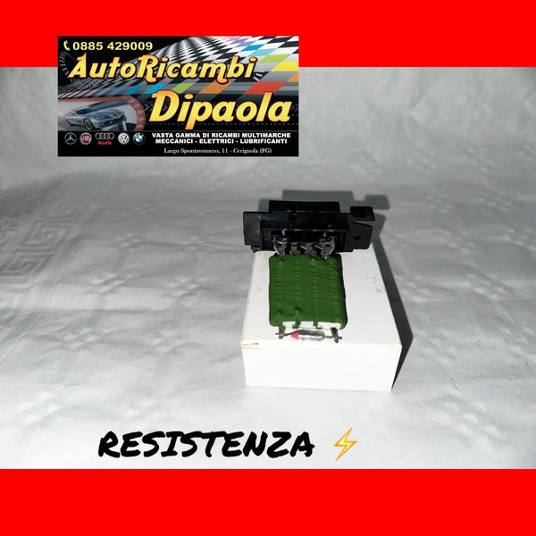RESISTENZA VENTOLA ABITACOLO CLIMA RISCALD ALFA ROMEO MITO FIAT GRANDE PUNTO EVO