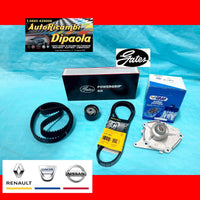 KIT DISTRIBUZIONE GATES + POMPA ACQUA + CINGHIA NISSAN MICRA QASHQAI NOT 1.5 DCI