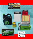 KIT TAGLIANDO OPEL CORSA E 14> 1.3 CDTI 55 70 KW 75 95 CV 4L 5W30 + 4 FILTRI