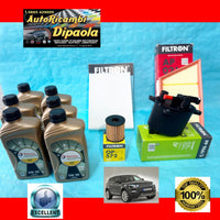 KIT TAGLIANDO RANGE ROVER EVOQUE L538 2.2 D 110 140 KW 6L OLIO 5W30 + 4 FILTRI