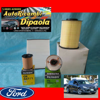 KIT TAGLIANDO FORD C-MAX II FOCUS III 3 1.6 TDCI 10> 70 85 KW 95 115 CV 4 FILTRI