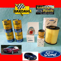 KIT TAGLIANDO FORD C-MAX II FOCUS III 1.6 TDCI BARDAHL 5W30 + 4 FILTRI ORIGINALI
