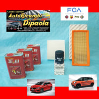 KIT 4FILTRI TAGLIANDO FIAT PUNTO EVO GPL 1.4 4 OLIO ROIL 5w40 GAS PIU - Foto 12