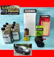 KIT TAGLIANDO FIAT SCUDO 270 (07-11) 1.6 MULTIJET EURO 4 66KW 90C 6L 5W30 FILTRI