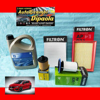 KIT TAGLIANDO FIAT TIPO 1.6 D MULTIJET 84 88 KW 114 120 CV 5L 5W30 + 4 FILTRI