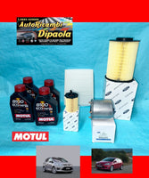 KIT TAGLIANDO FORD C-MAX II FOCUS III 1.6 TDCI 4L MOTUL 5W30 + FILTRI ORIGINALI
