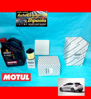 KIT TAGLIANDO ORIGINALE ALFA ROMEO GIULIETTA 1.6 JTDM MOTUL 5W30 FILTRI ORIGINAL