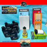 KIT TAGLIANDO ALFA ROMEO STELVIO 2.2 D DIESEL MJT 5L SELENIA 0W20 + KIT 4 FILTRI